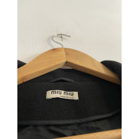Miu Miu Jacket/Coat Wool in Black