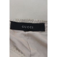 Gucci Trousers Leather in Beige