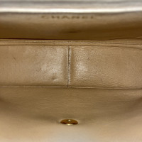Chanel Flap Bag aus Leder in Beige