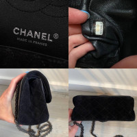 Chanel 2.55 aus Wildleder in Schwarz