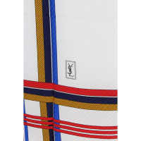 Yves Saint Laurent Schal/Tuch aus Seide in Weiß