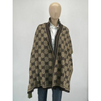 Gucci Scarf/Shawl Wool in Brown
