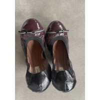 Bally Slippers/Ballerinas Patent leather in Bordeaux