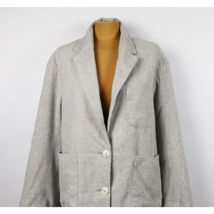 American Vintage Jacke/Mantel aus Baumwolle in Grau