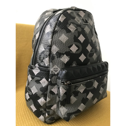 Mcm Backpack Leather in Grey