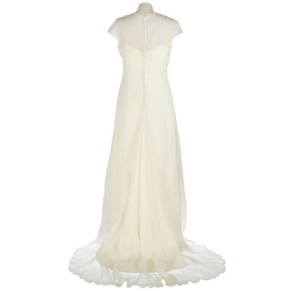 Genny Kleid aus Seide in Weiß