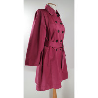 Kenzo Jacket/Coat Cotton in Fuchsia