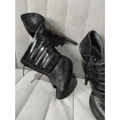 John Richmond Sandals Leather in Black
