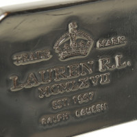 Ralph Lauren Omkeerbare riem met zwart / Zilver