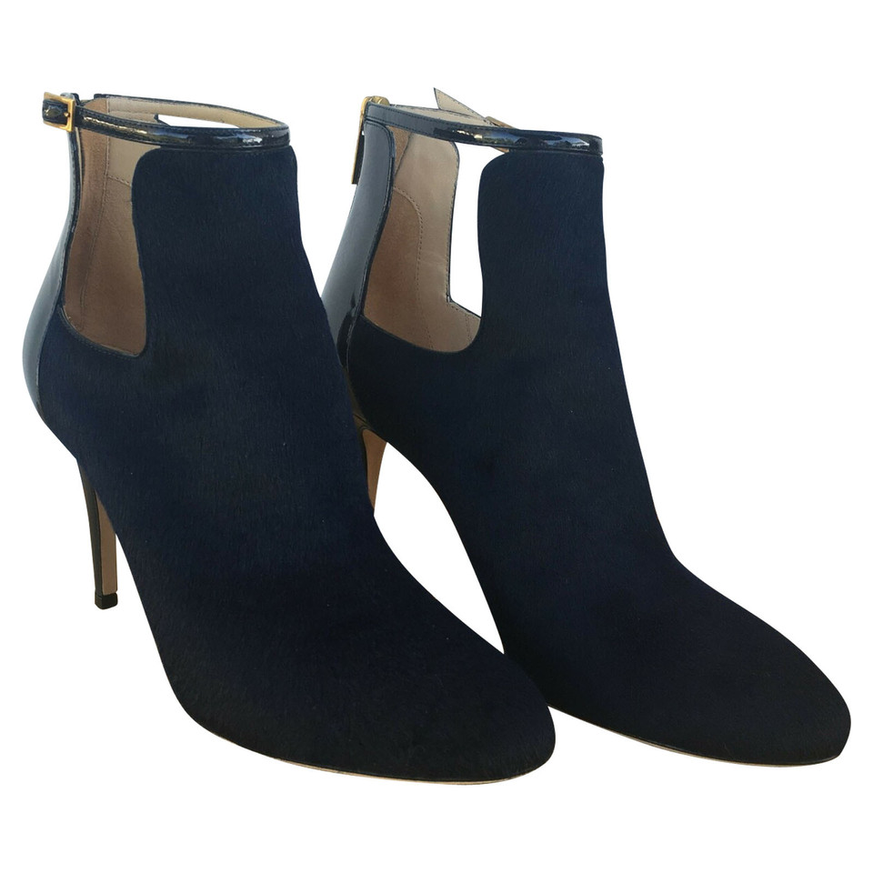 Jimmy Choo Stiefeletten aus Leder in Blau