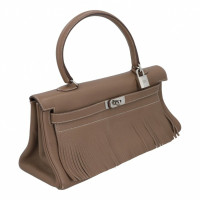 Hermès Kelly Bag 40 Leather in Taupe
