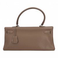 Hermès Kelly Bag 40 Leather in Taupe