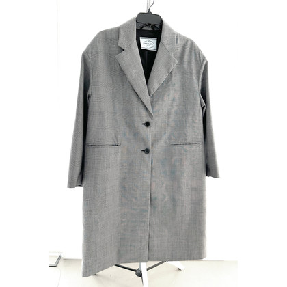 Prada Jacket/Coat Viscose in Grey