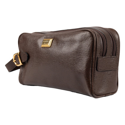 Gianfranco Ferré Travel bag Leather in Brown