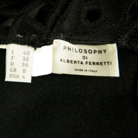 Philosophy Di Alberta Ferretti Kleid aus Wolle in Schwarz