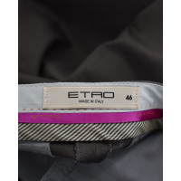 Etro Hose aus Baumwolle in Grau