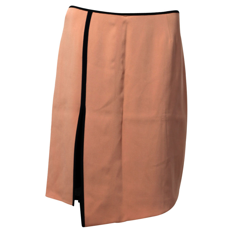 Reed Krakoff Asymmetric multi-layer silk skirt