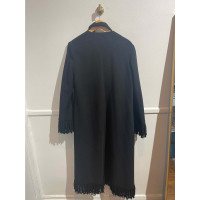 Etro Jacke/Mantel aus Baumwolle in Schwarz