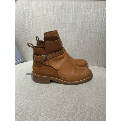 Acne Ankle boots Leather in Ochre