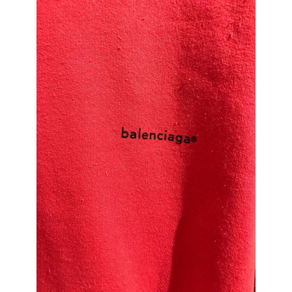 Balenciaga Tricot en Coton en Rouge