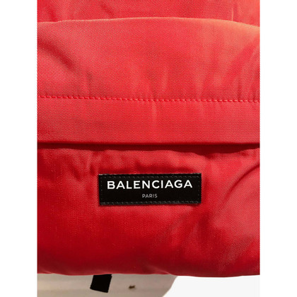 Balenciaga Rucksack aus Canvas in Rot