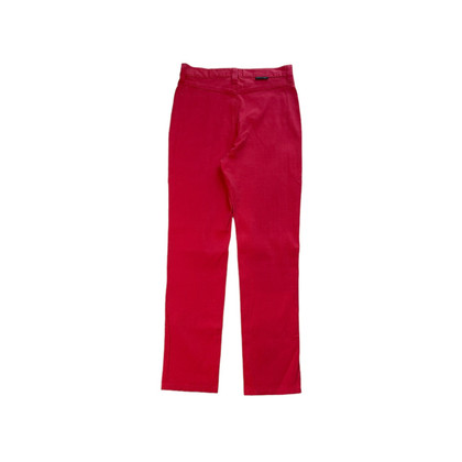 Dolce & Gabbana Paire de Pantalon en Coton en Rouge