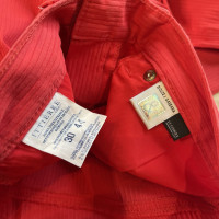 Dolce & Gabbana Hose aus Baumwolle in Rot