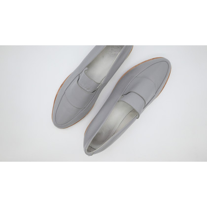 Bul Slippers/Ballerinas Leather in Grey
