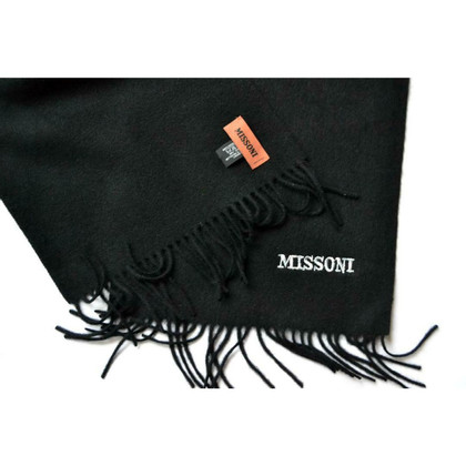 Missoni Schal/Tuch aus Wolle in Schwarz