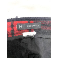 Dsquared2 Skirt Wool in Red