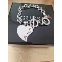 Guess Bracelet/Wristband Silvered in Silvery