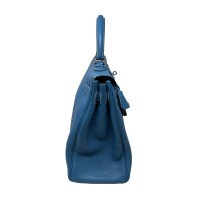 Hermès Kelly Bag 35 Leather in Blue