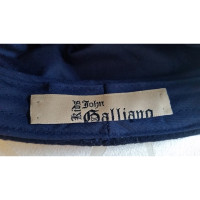 John Galliano Hat/Cap Wool in Blue