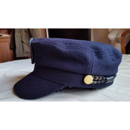 John Galliano Hut/Mütze aus Wolle in Blau