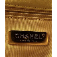 Chanel 19 Bag Leer in Geel