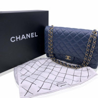 Chanel Borsa a tracolla in Pelle in Blu