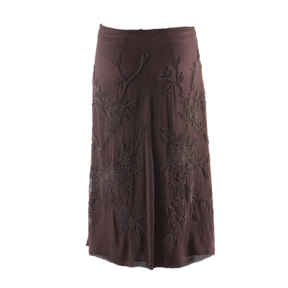 Megan Park Skirt Silk in Violet