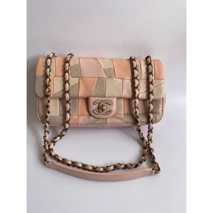 Chanel Flap Bag en Cuir en Rose/pink