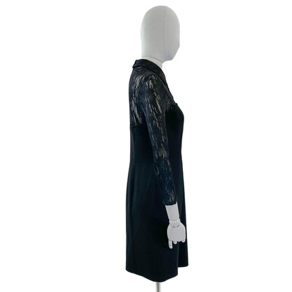 Mugler Kleid aus Viskose in Schwarz