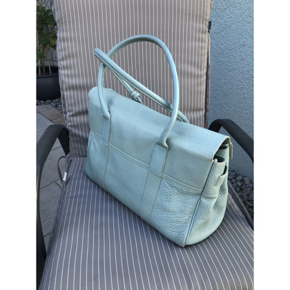 Mulberry Bayswater in Pelle in Blu