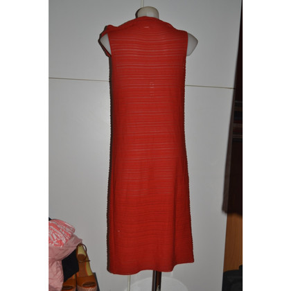 Malo Kleid aus Baumwolle in Rot