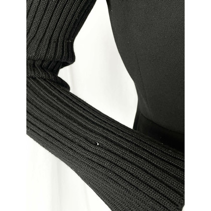 Versace Jas/Mantel Wol in Zwart