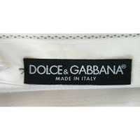 Dolce & Gabbana Oberteil aus Baumwolle in Weiß