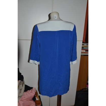 Semi Couture Robe en Soie en Bleu