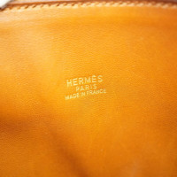 Hermès Bolide aus Canvas in Braun
