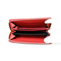 Yves Saint Laurent Täschchen/Portemonnaie aus Leder in Rot