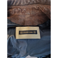 Plein Sud Jacket/Coat Leather in Brown