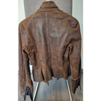 Plein Sud Jacket/Coat Leather in Brown