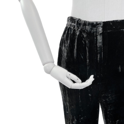 Yves Saint Laurent Paire de Pantalon en Viscose en Noir