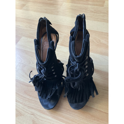 Givenchy Sandals Suede in Black